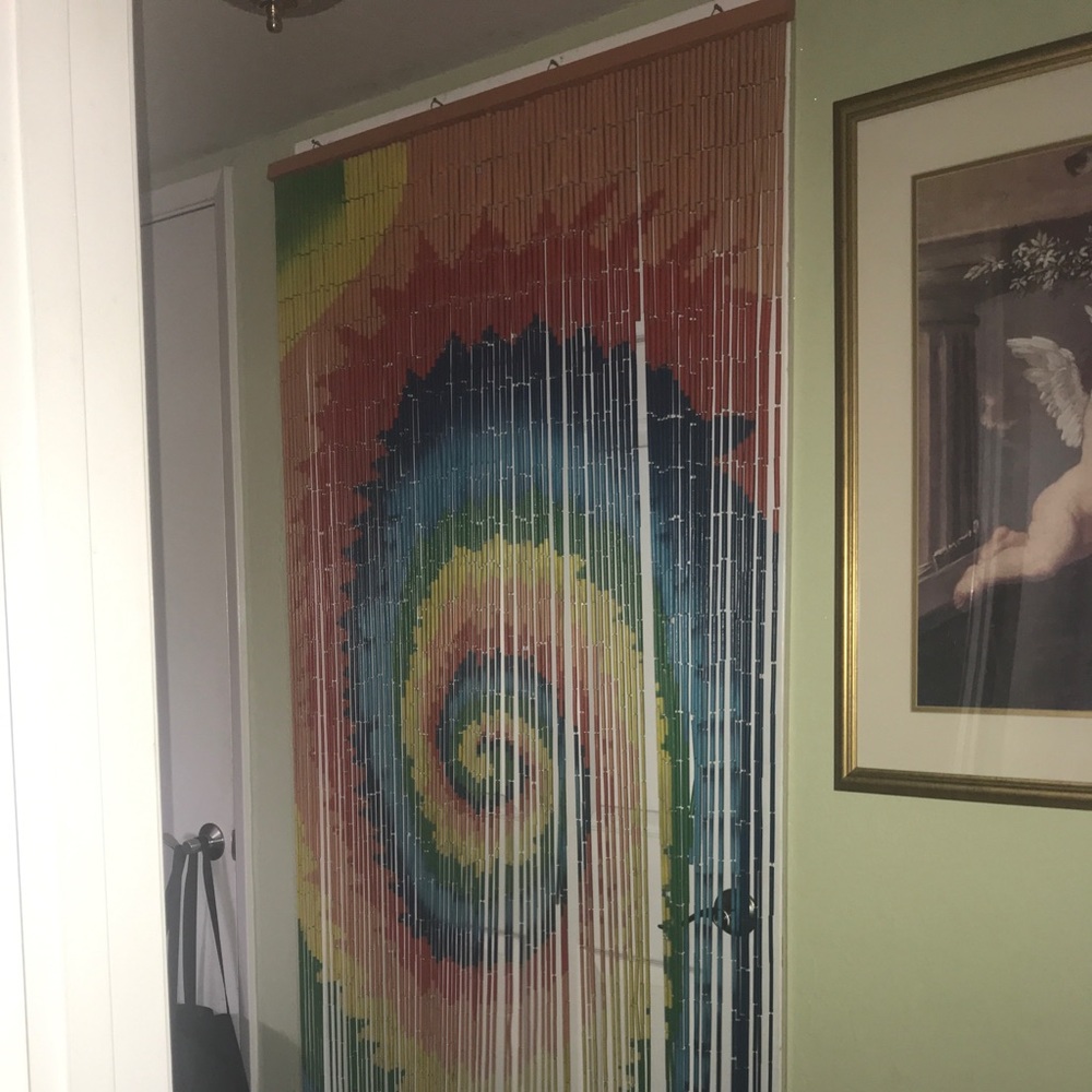 Tie Dye Beads for Door